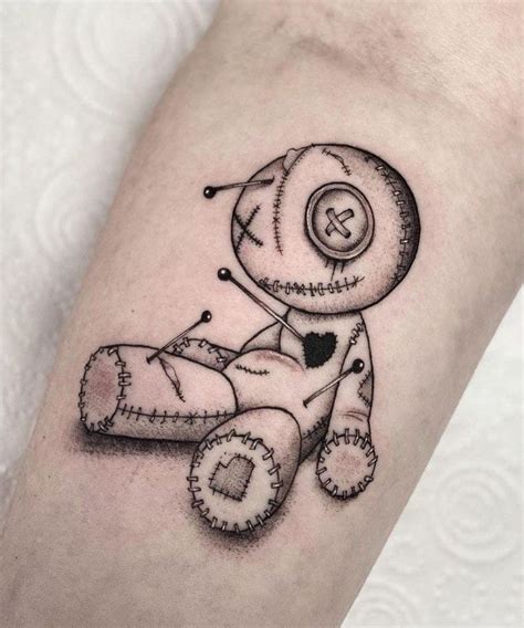 voodoo tattoo|small voodoo doll tattoo.